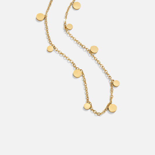 Naszyjnik Agatha Gold Droplet - Wodoodporny Naszyjnik