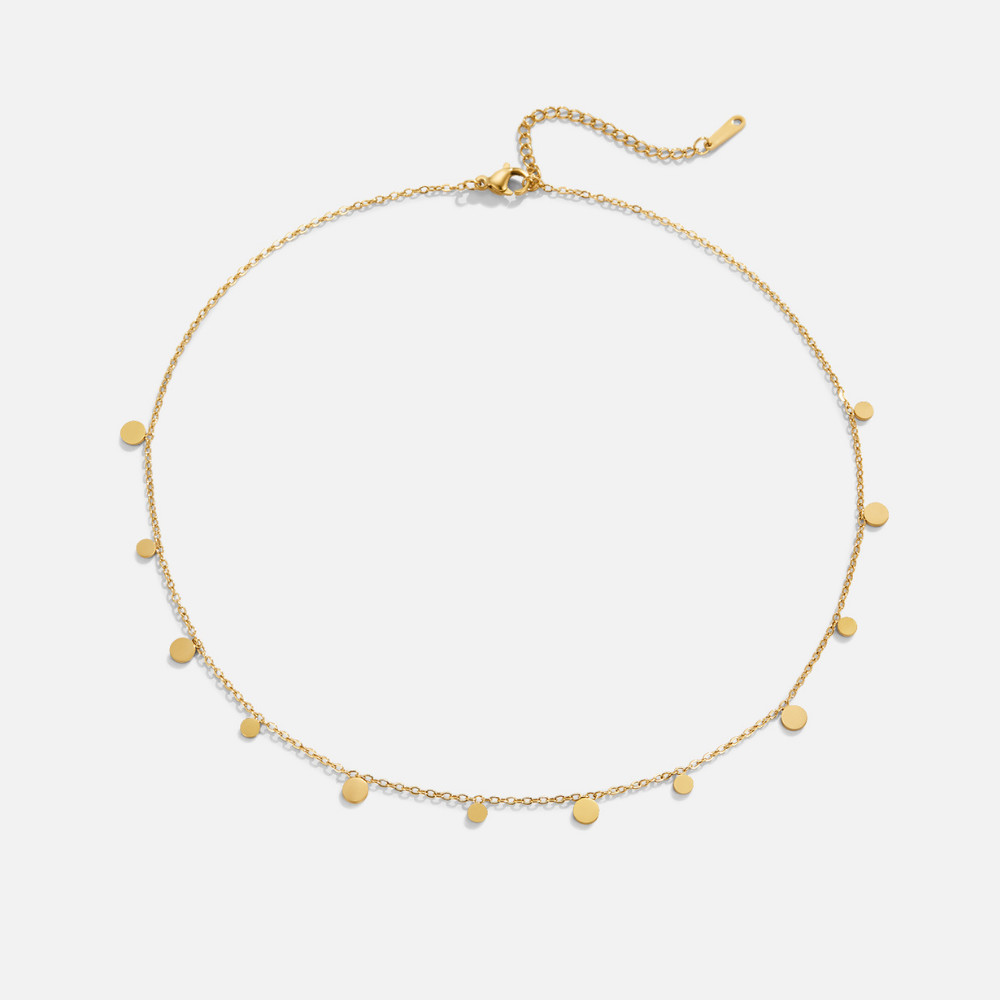 Naszyjnik Agatha Gold Droplet - Wodoodporny Naszyjnik