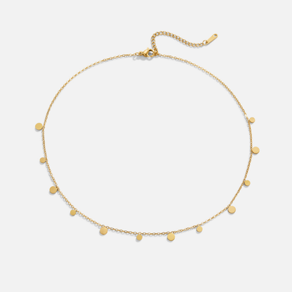 Naszyjnik Agatha Gold Droplet - Wodoodporny Naszyjnik