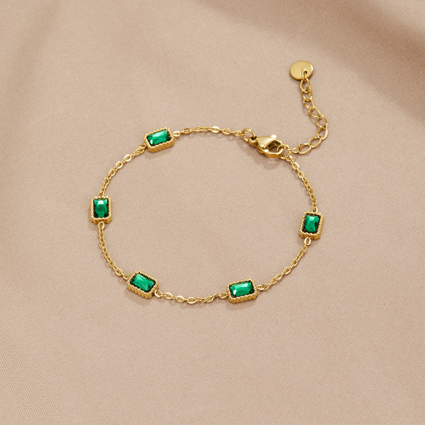 Bransoletka Trinity Emerald - Wodoodporna Bransoletka