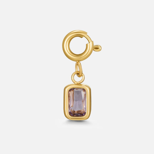 Amulet Kryształowy Ametyst - Wodoodporny Kryształ