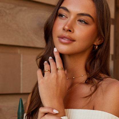 Pierścionek Ara Skrzyżowany - Wodoodporny Pierścionek
