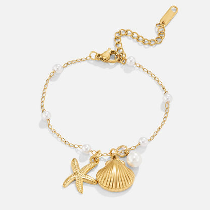 Bransoletka z Charmsami Aria Shell - Wodoodporna Bransoletka
