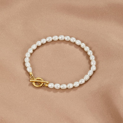 Bransoletka Link Pearl Cara - Wodoodporna Bransoletka