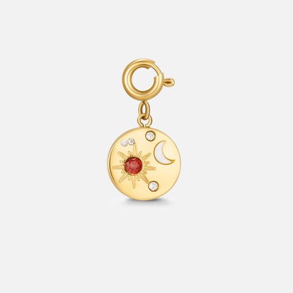 Zawieszka Słońca i Księżyca - Wodoodporna Biżuteria