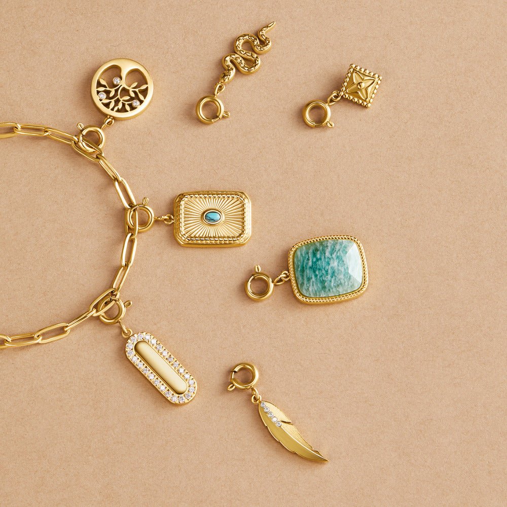 Urok Kryształowej Kości Słoniowej - Wodoodporny Wisiorek