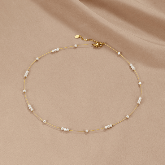 Naszyjnik Gigi Pearl Choker - Wodoodporny Naszyjnik