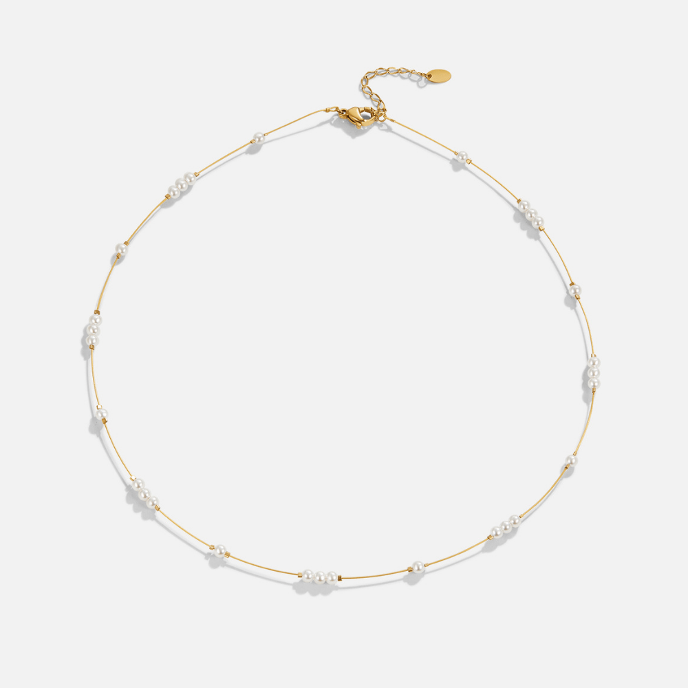 Naszyjnik Gigi Pearl Choker - Wodoodporny Naszyjnik