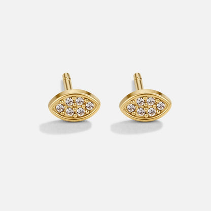 Złote Kolczyki Montana - Wodoodporne Kolczyki