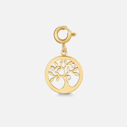 Złote Drzewo Życia Charms - Wodoodporne Charms