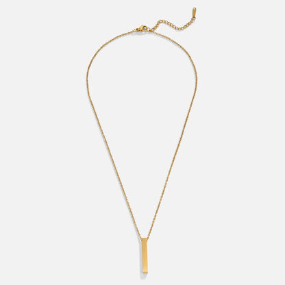 Naszyjnik Lala Gold Bar - Wodoodporny Naszyjnik