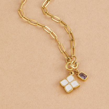 Szczęśliwy Kryształowy Klee Charm - Wodoodporny Charm