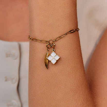 Szczęśliwy Kryształowy Klee Charm - Wodoodporny Charm