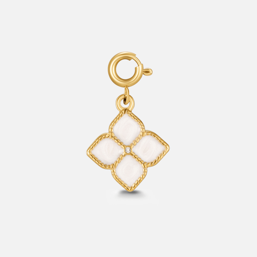 Szczęśliwy Kryształowy Klee Charm - Wodoodporny Charm
