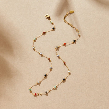Naszyjnik z Kamieniami Beads Lulu - Wodoodporny Naszyjnik