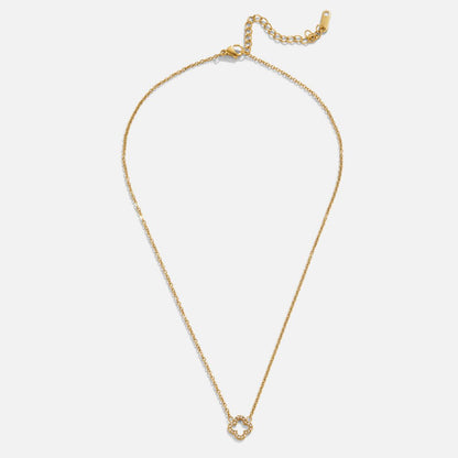 Naszyjnik Luxe Crystal Clover - Wodoodporny Naszyjnik