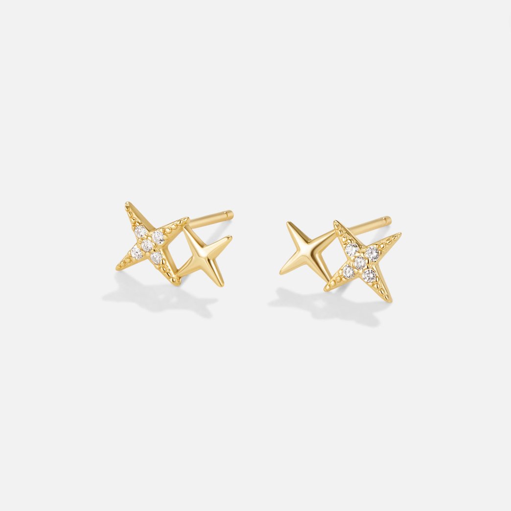 Midnight Magic Studs - Wodoodporne Kolczyki