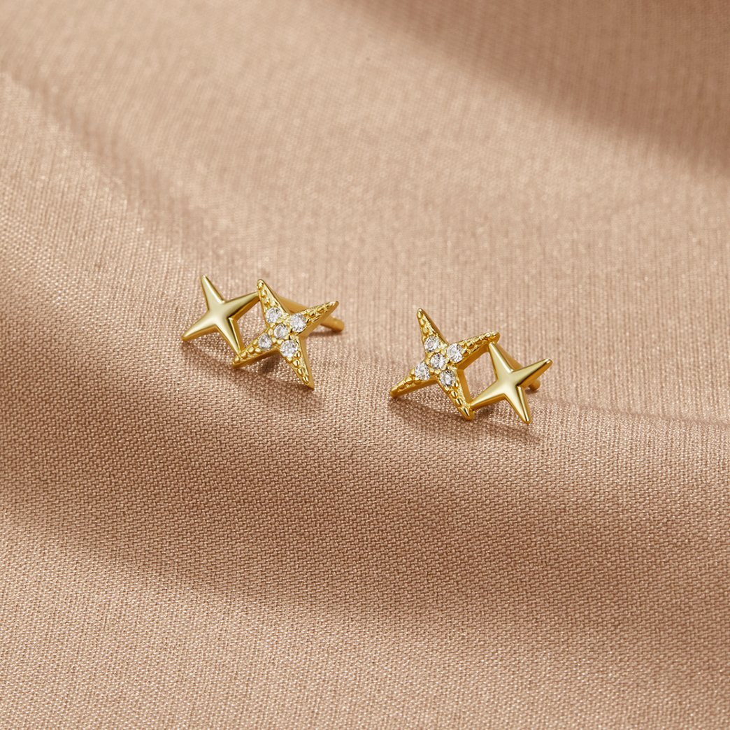 Midnight Magic Studs - Wodoodporne Kolczyki