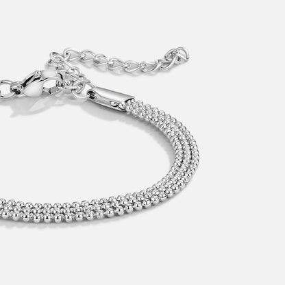 Bransoletka z Beads Srebrna Milan - Wodoodporna Bransoletka