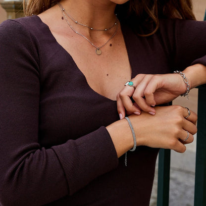 Bransoletka z Beads Srebrna Milan - Wodoodporna Bransoletka