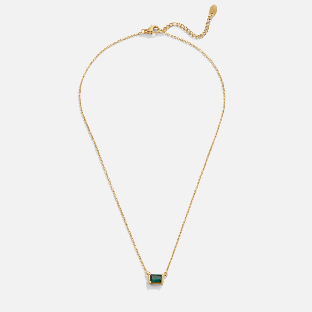 Naszyjnik Monica Green Emerald - Wodoodporny Naszyjnik