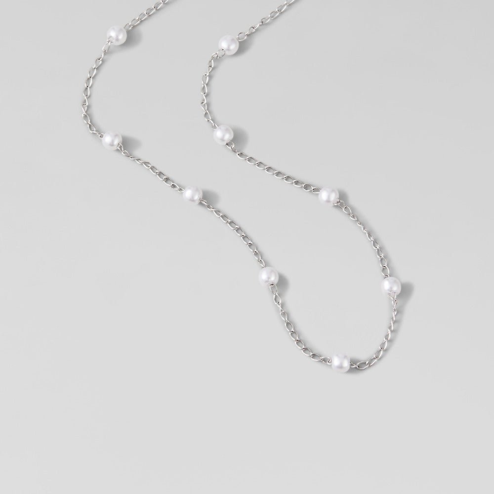 Naszyjnik Nura Pearl Silver - Wodoodporny Naszyjnik