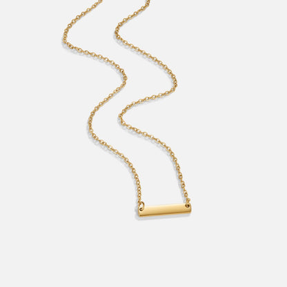 Naszyjnik Rina Gold Bar - Wodoodporny Naszyjnik