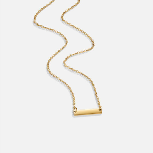 Naszyjnik Rina Gold Bar - Wodoodporny Naszyjnik