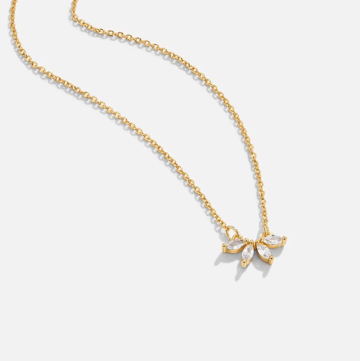 Tiffany Crystal - Wodoodporny Naszyjnik z zawieszką w kształcie liścia