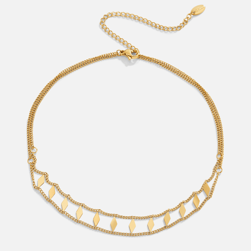 Zara - Wodoodporny Złoty Choker