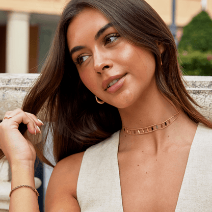 Zara - Wodoodporny Złoty Choker