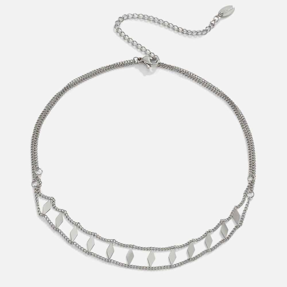 Zara Srebrny Choker - Wodoodporny Choker